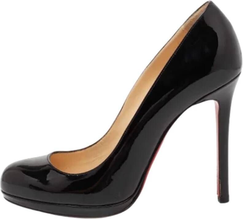 Christian Louboutin Pre-owned Leather heels Black Dames