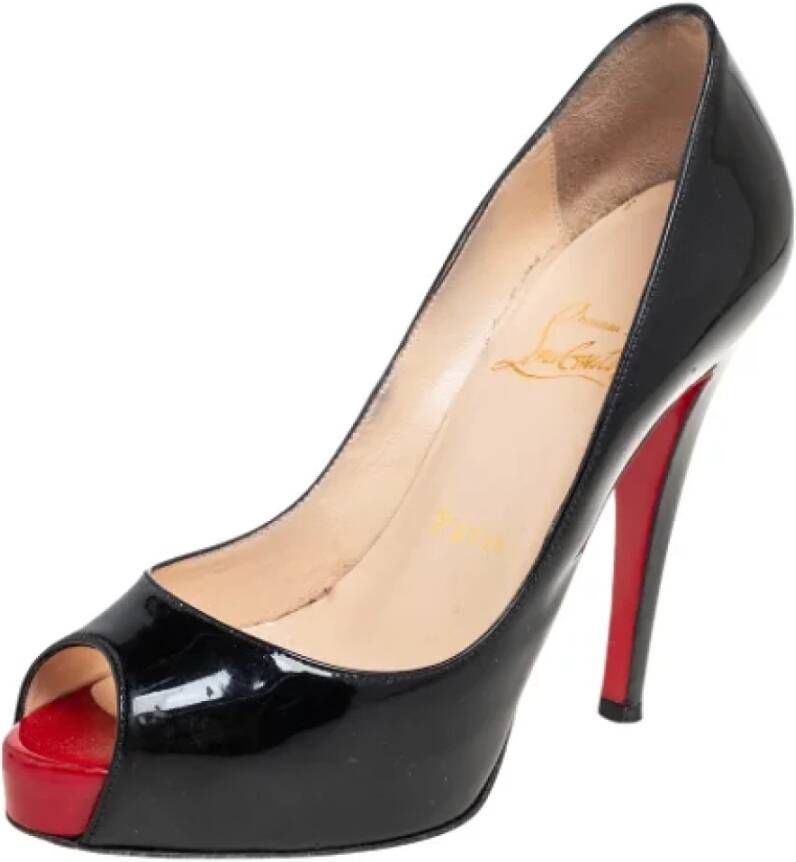 Christian Louboutin Pre-owned Leather heels Black Dames