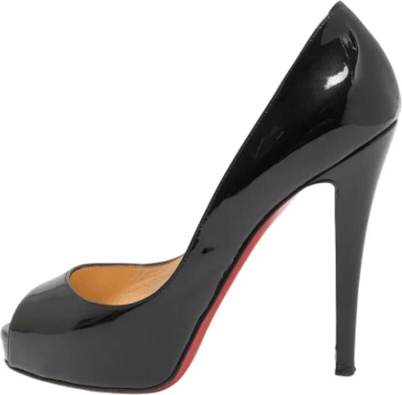 Christian Louboutin Pre-owned Leather heels Black Dames