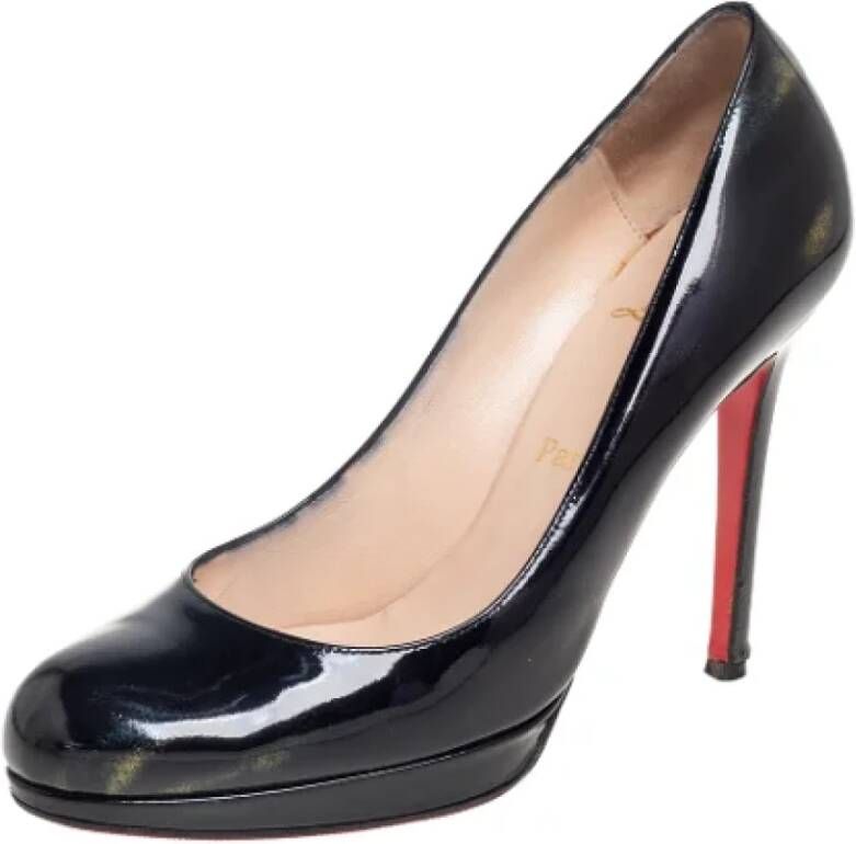 Christian Louboutin Pre-owned Leather heels Black Dames