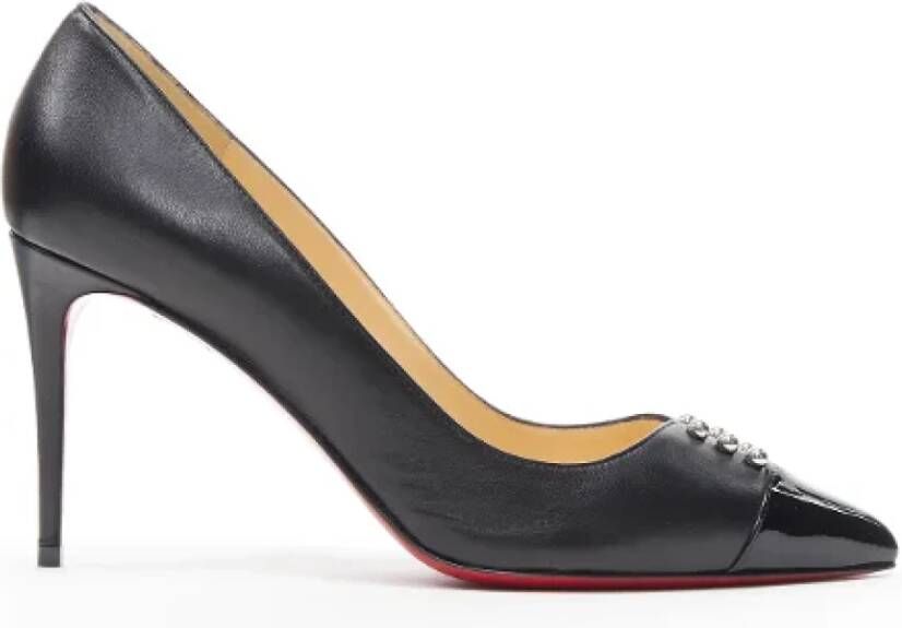 Christian Louboutin Pre-owned Leather heels Black Dames