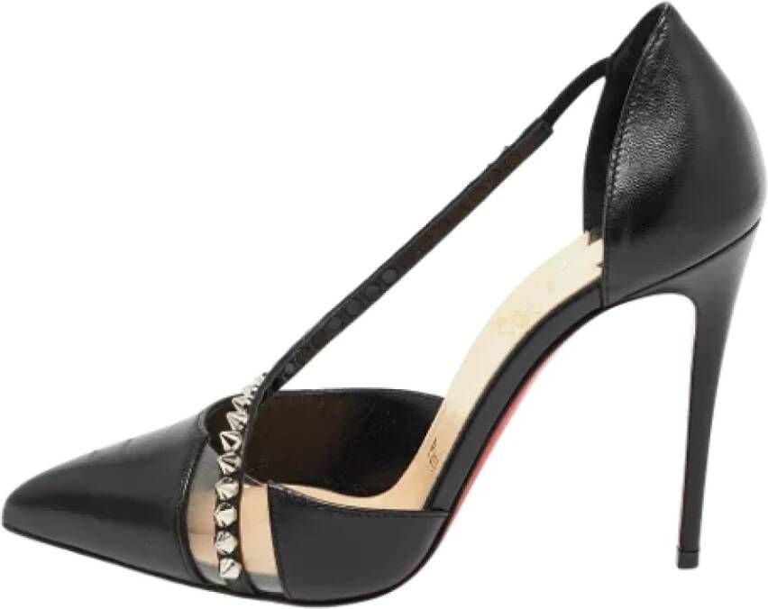 Christian Louboutin Pre-owned Leather heels Black Dames