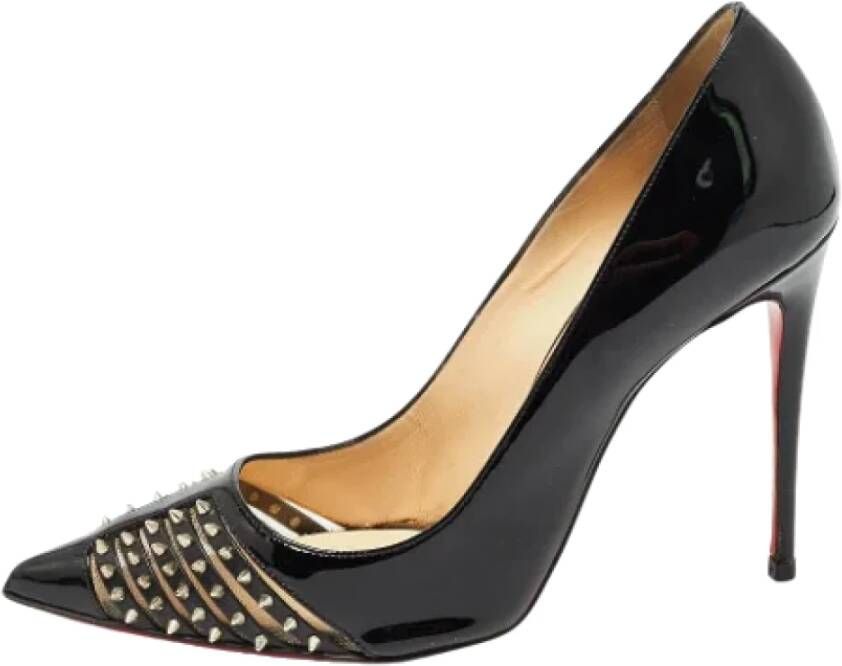 Christian Louboutin Pre-owned Leather heels Black Dames