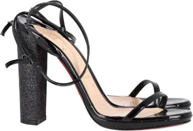 Christian Louboutin Pre-owned Leather heels Black Dames