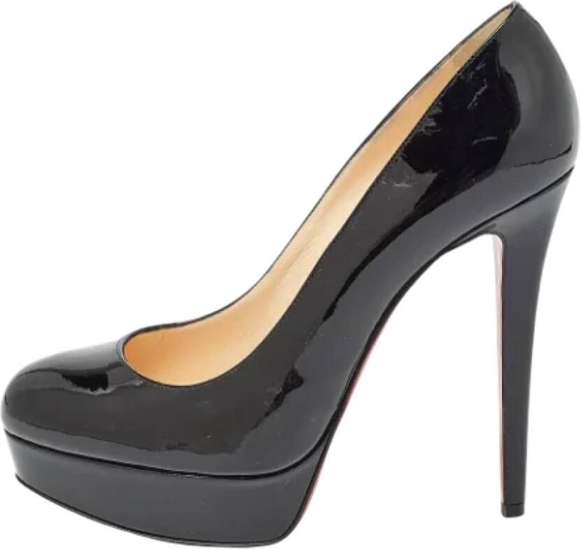 Christian Louboutin Pre-owned Leather heels Black Dames