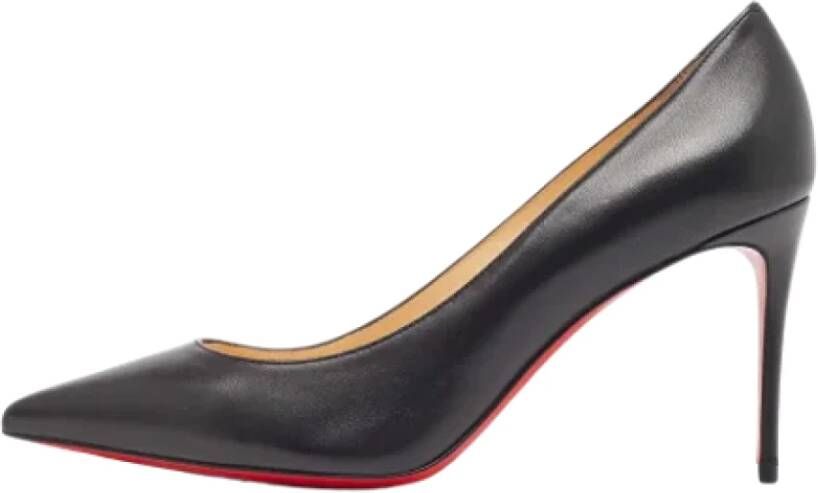 Christian Louboutin Pre-owned Leather heels Black Dames