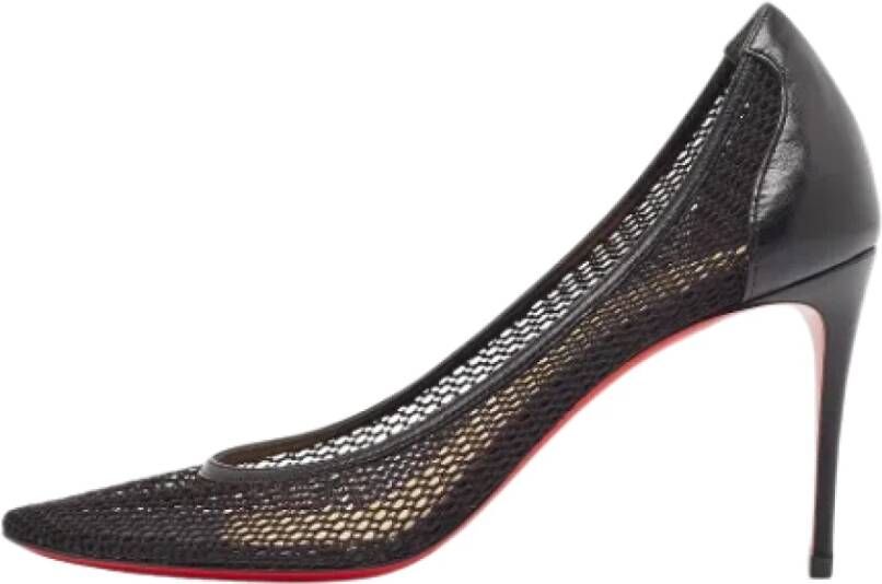 Christian Louboutin Pre-owned Leather heels Black Dames