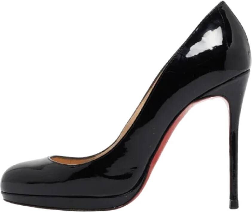 Christian Louboutin Pre-owned Leather heels Black Dames