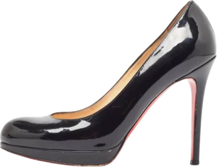 Christian Louboutin Pre-owned Leather heels Black Dames