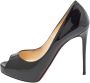 Christian Louboutin Pre-owned Leather heels Black Dames - Thumbnail 1