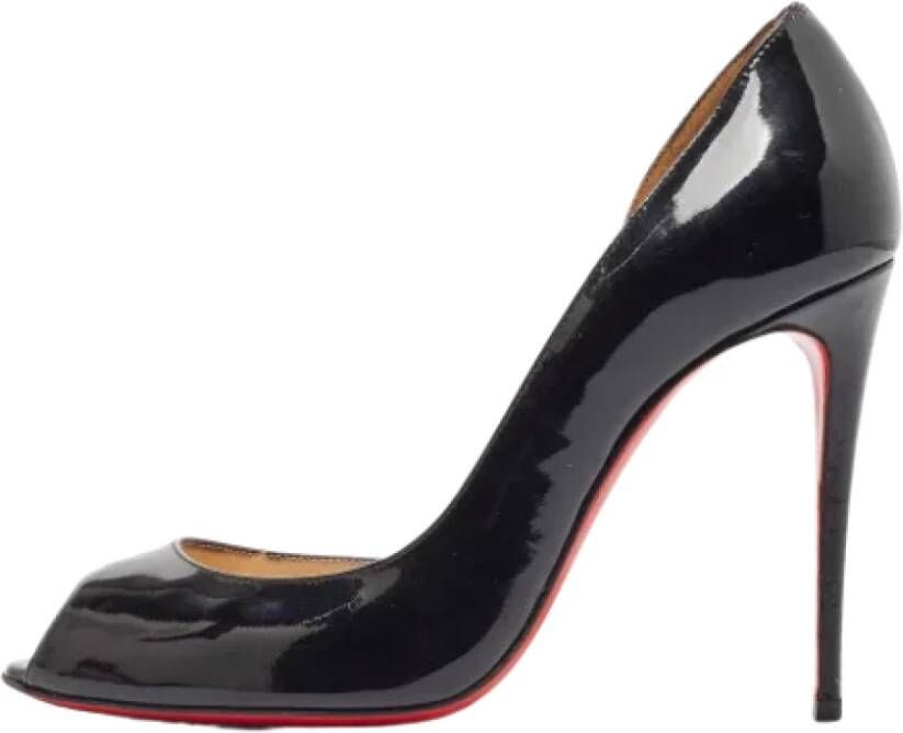 Christian Louboutin Pre-owned Leather heels Black Dames