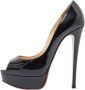 Christian Louboutin Pre-owned Leather heels Black Dames - Thumbnail 1