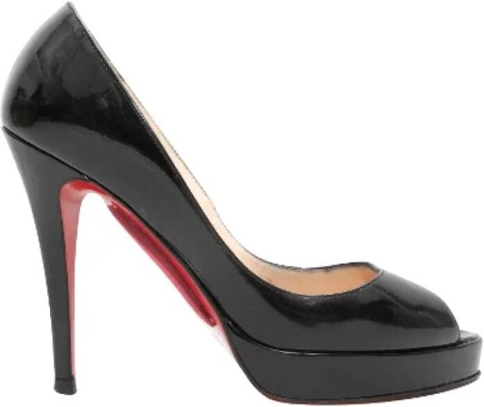 Christian Louboutin Pre-owned Leather heels Black Dames