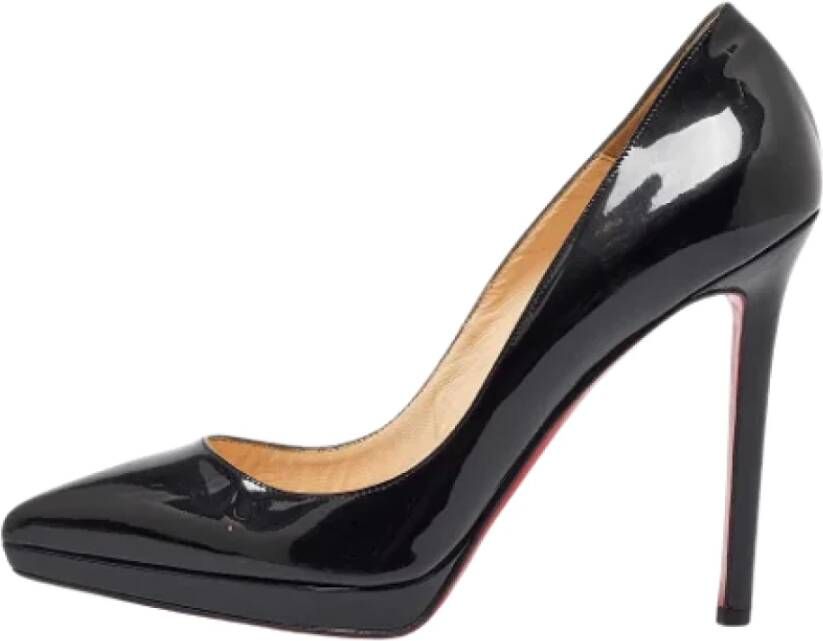 Christian Louboutin Pre-owned Leather heels Black Dames