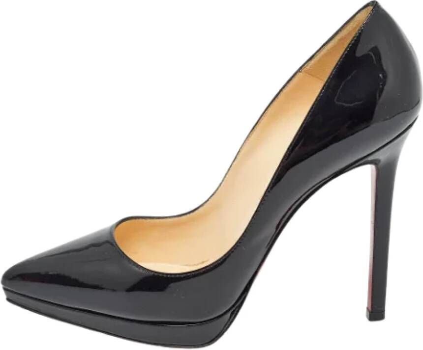 Christian Louboutin Pre-owned Leather heels Black Dames