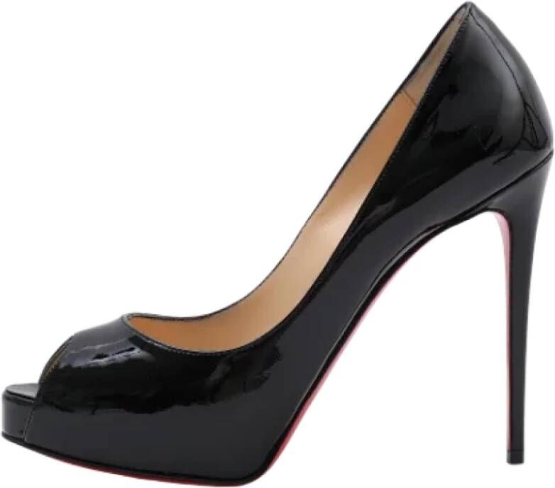 Christian Louboutin Pre-owned Leather heels Black Dames