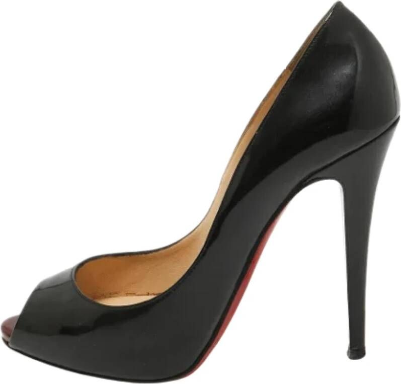 Christian Louboutin Pre-owned Leather heels Black Dames