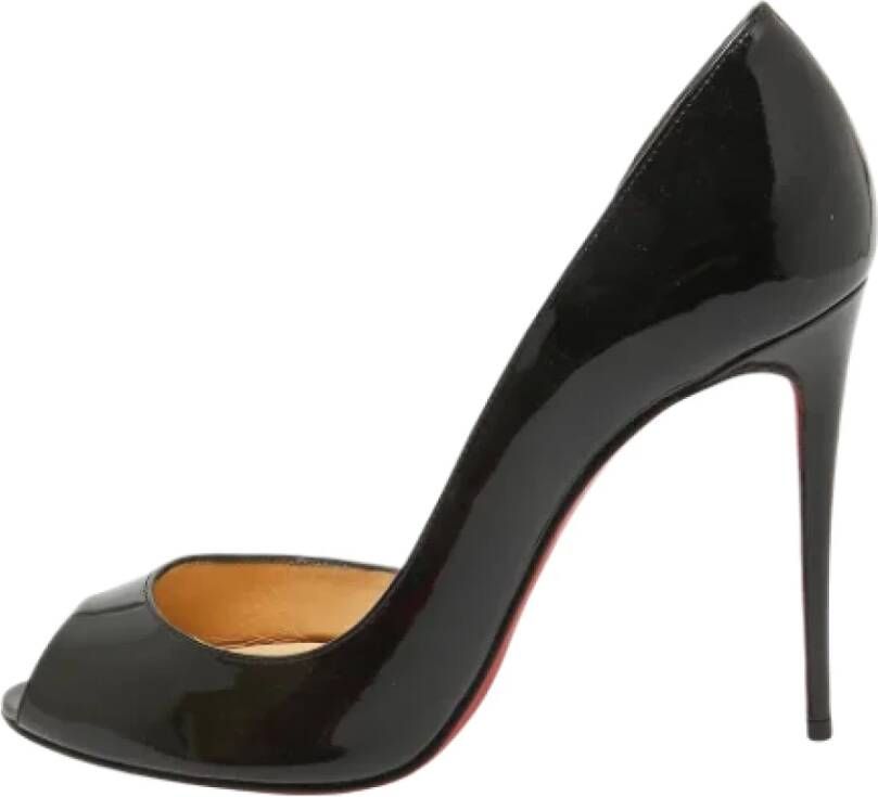 Christian Louboutin Pre-owned Leather heels Black Dames