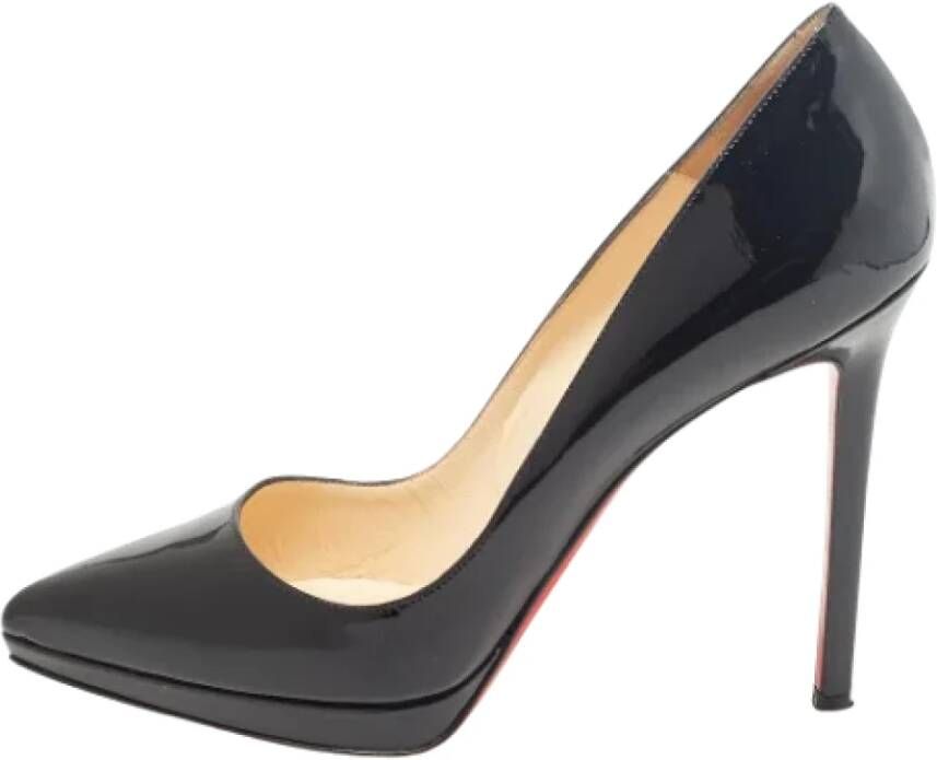 Christian Louboutin Pre-owned Leather heels Black Dames