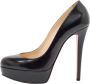 Christian Louboutin Pre-owned Leather heels Black Dames - Thumbnail 1