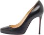 Christian Louboutin Pre-owned Leather heels Black Dames - Thumbnail 1