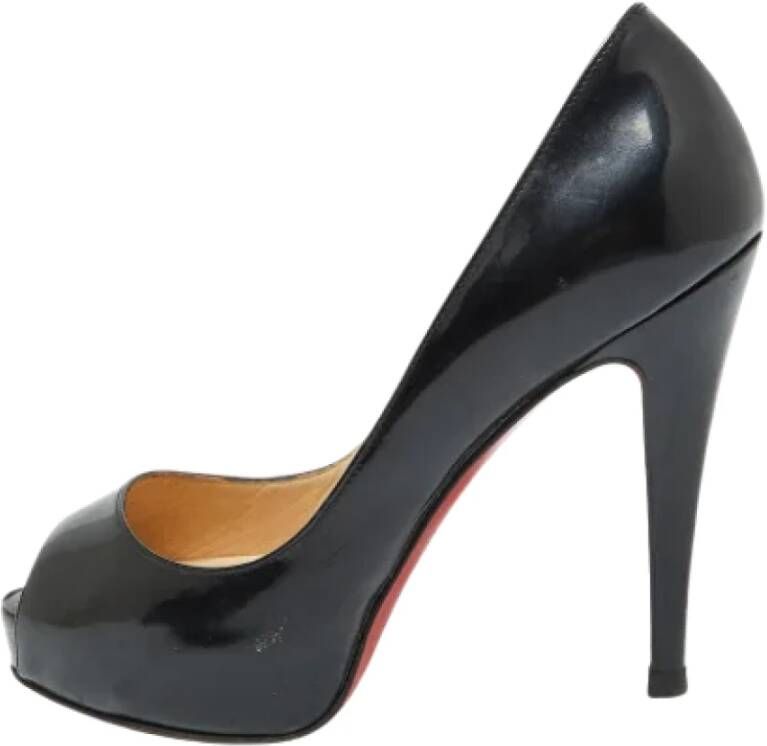 Christian Louboutin Pre-owned Leather heels Black Dames