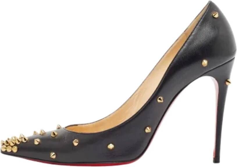 Christian Louboutin Pre-owned Leather heels Black Dames