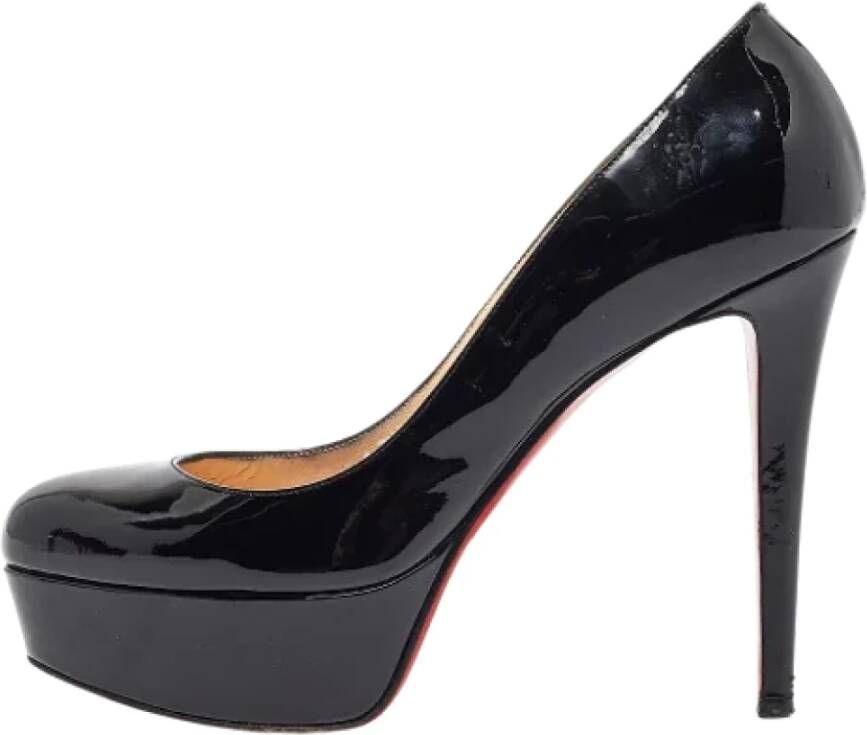 Christian Louboutin Pre-owned Leather heels Black Dames