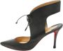 Christian Louboutin Pre-owned Leather heels Black Dames - Thumbnail 1