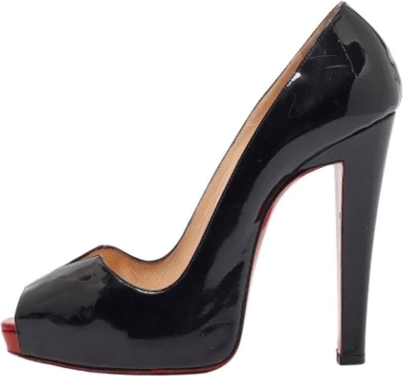 Christian Louboutin Pre-owned Leather heels Black Dames