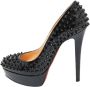 Christian Louboutin Pre-owned Leather heels Black Dames - Thumbnail 1