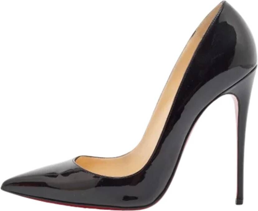 Christian Louboutin Pre-owned Leather heels Black Dames