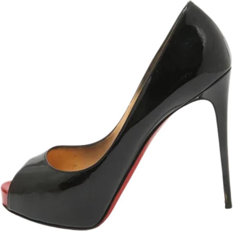 Christian Louboutin Pre-owned Leather heels Black Dames