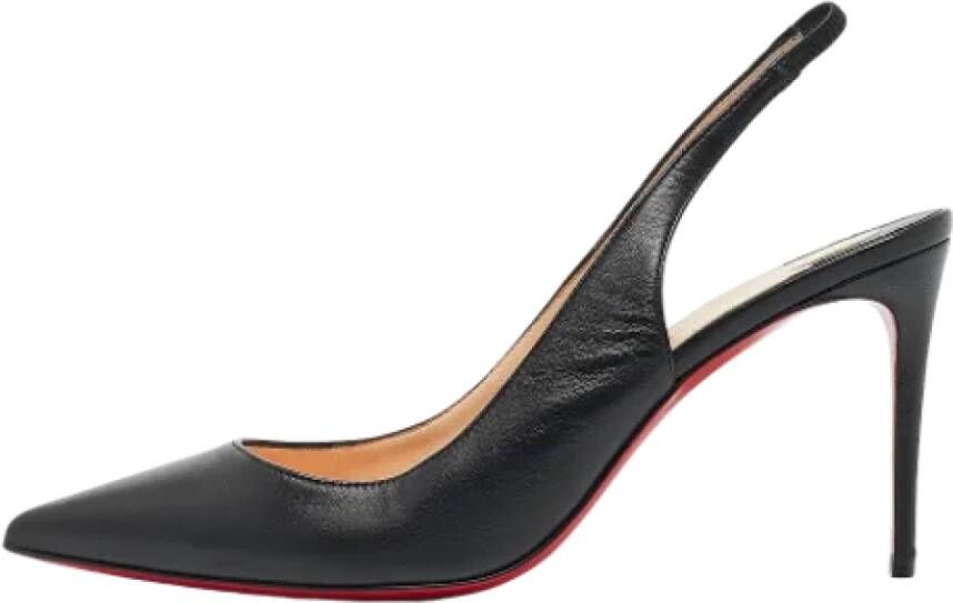 Christian Louboutin Pre-owned Leather heels Black Dames