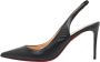 Christian Louboutin Pre-owned Leather heels Black Dames - Thumbnail 1