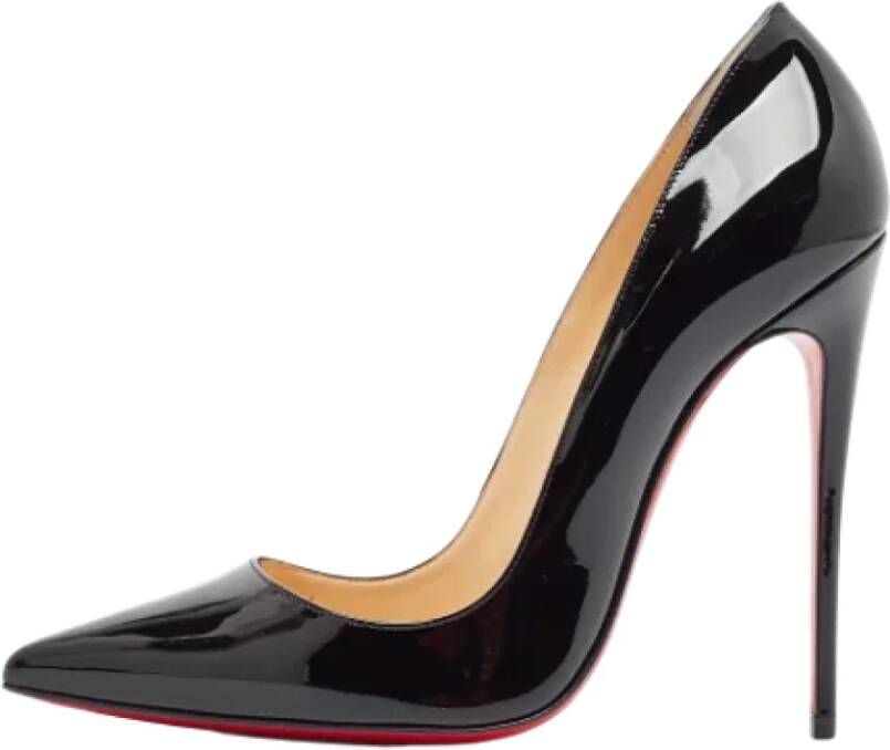 Christian Louboutin Pre-owned Leather heels Black Dames