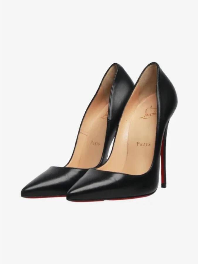 Christian Louboutin Pre-owned Leather heels Black Dames