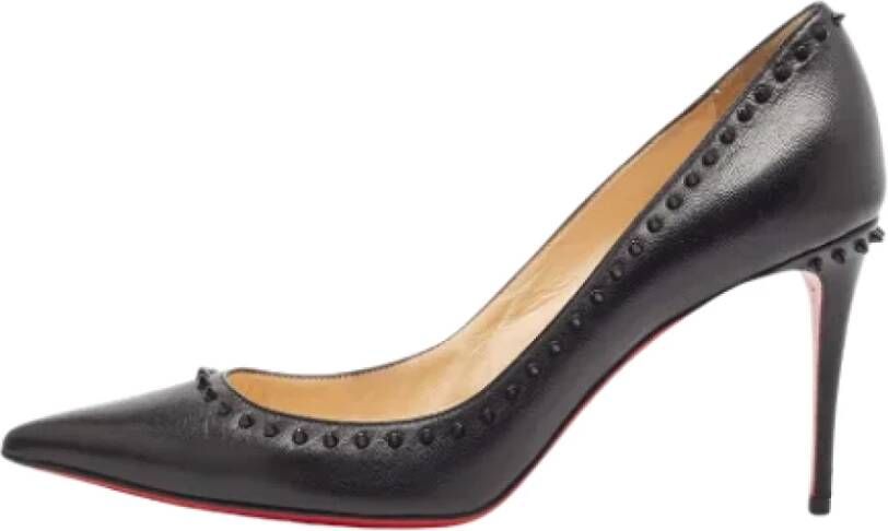 Christian Louboutin Pre-owned Leather heels Black Dames