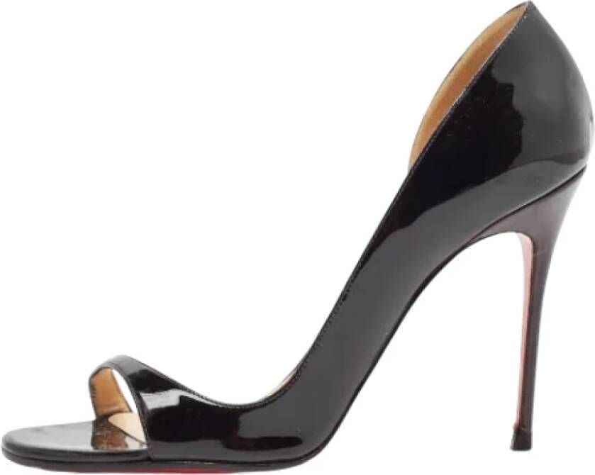 Christian Louboutin Pre-owned Leather heels Black Dames