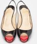 Christian Louboutin Pre-owned Leather heels Black Dames - Thumbnail 1