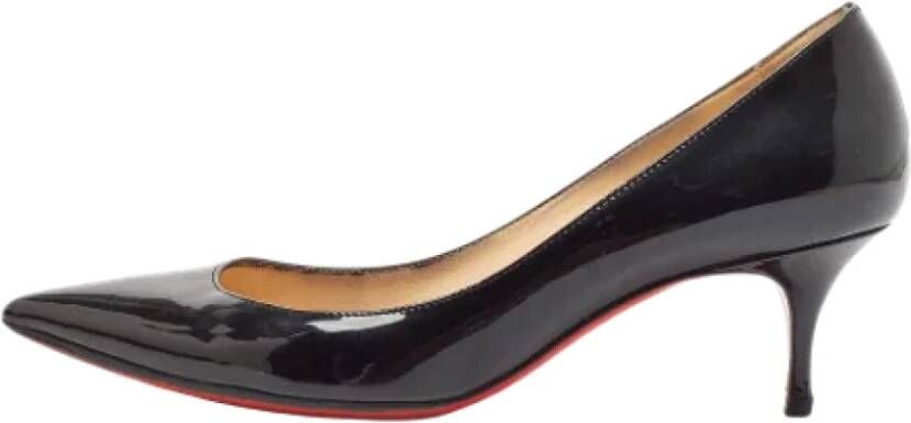 Christian Louboutin Pre-owned Leather heels Black Dames