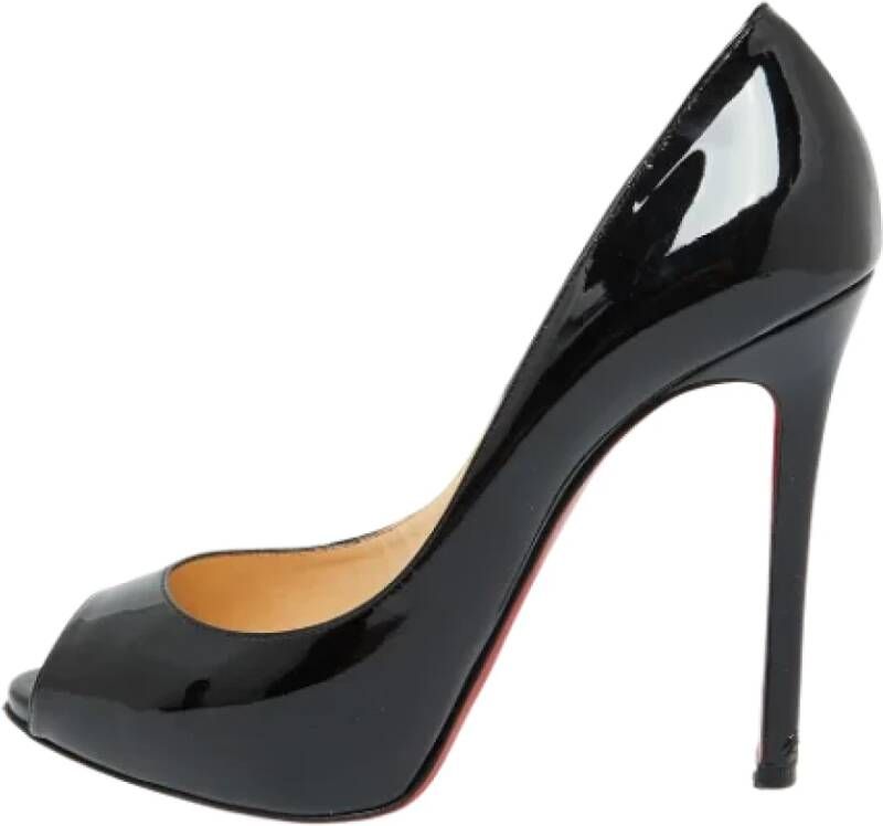 Christian Louboutin Pre-owned Leather heels Black Dames