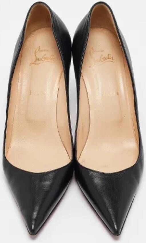 Christian Louboutin Pre-owned Leather heels Black Dames