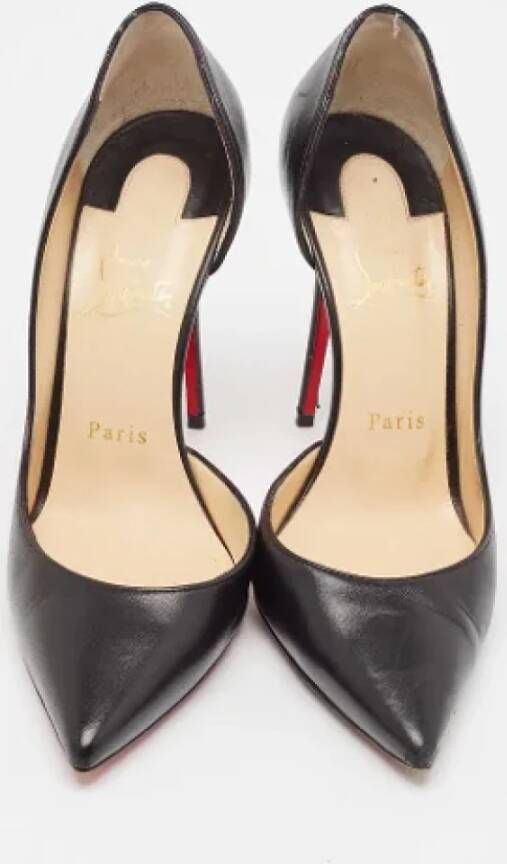 Christian Louboutin Pre-owned Leather heels Black Dames