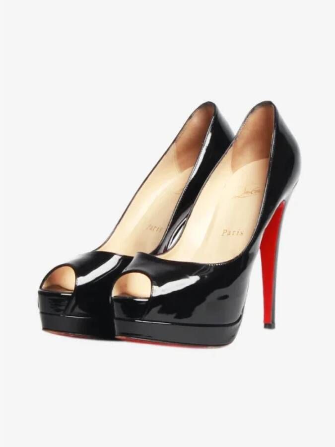 Christian Louboutin Pre-owned Leather heels Black Dames