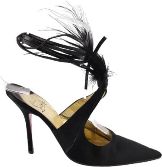 Christian Louboutin Pre-owned Leather heels Black Dames