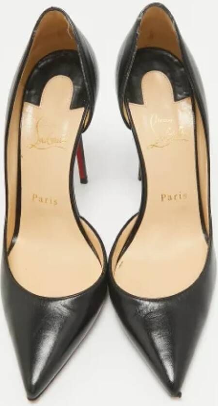 Christian Louboutin Pre-owned Leather heels Black Dames