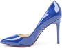 Christian Louboutin Pre-owned Leather heels Blue Dames - Thumbnail 1