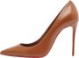 Christian Louboutin Pre-owned Leather heels Brown Dames - Thumbnail 1