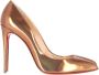 Christian Louboutin Pre-owned Leather heels Brown Dames - Thumbnail 1